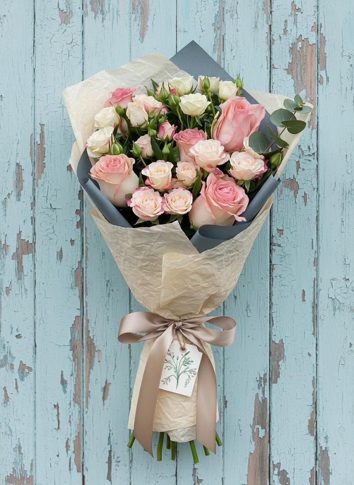 Букет цветов из: Розы в Талакан