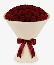 Букет 101 Бордовая роза Блэк Бакарра в Талакан