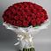 Букет 101 Красная роза Блэк Мэджик в Талакан