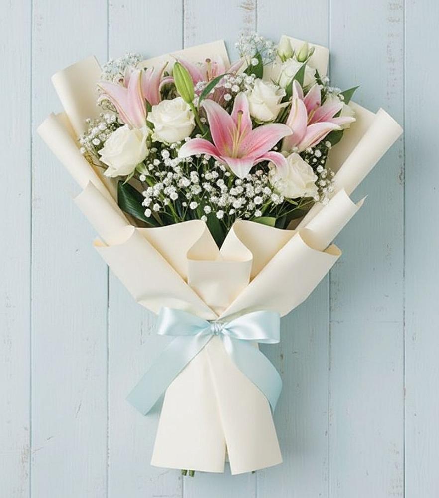 Букет цветов из: Лилии в Талакан