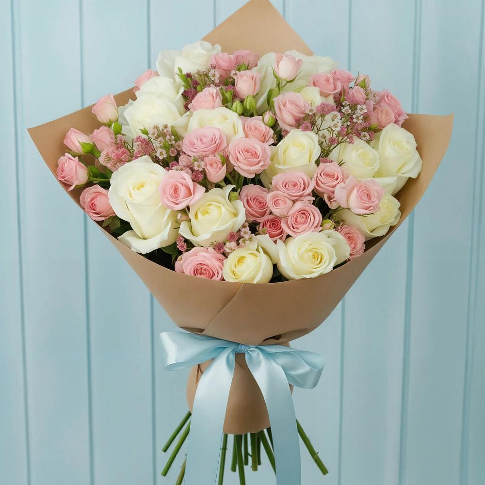 Букет цветов из: Розы в Талакан