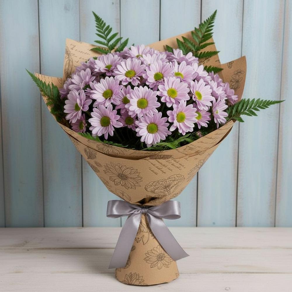 Букет цветов из: Хризантемы в Талакан