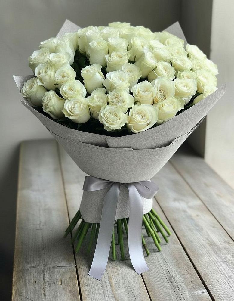 Букет 35 Белых роз в Талакан