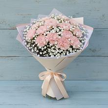 Букет цветов из:  Гвоздики в Талакан
