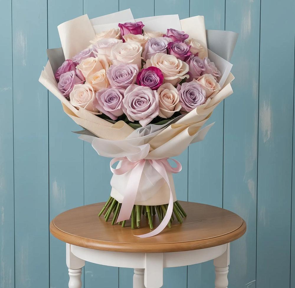 Букет цветов из: Розы в Талакан