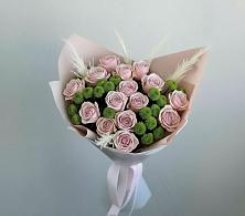 Букет цветов из:  Розы и Хризантемы #REPLACE_PRED# Талакан