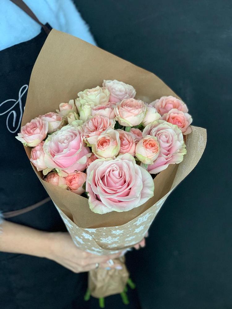 Букет цветов из: Хризантемы и Розы в Талакан