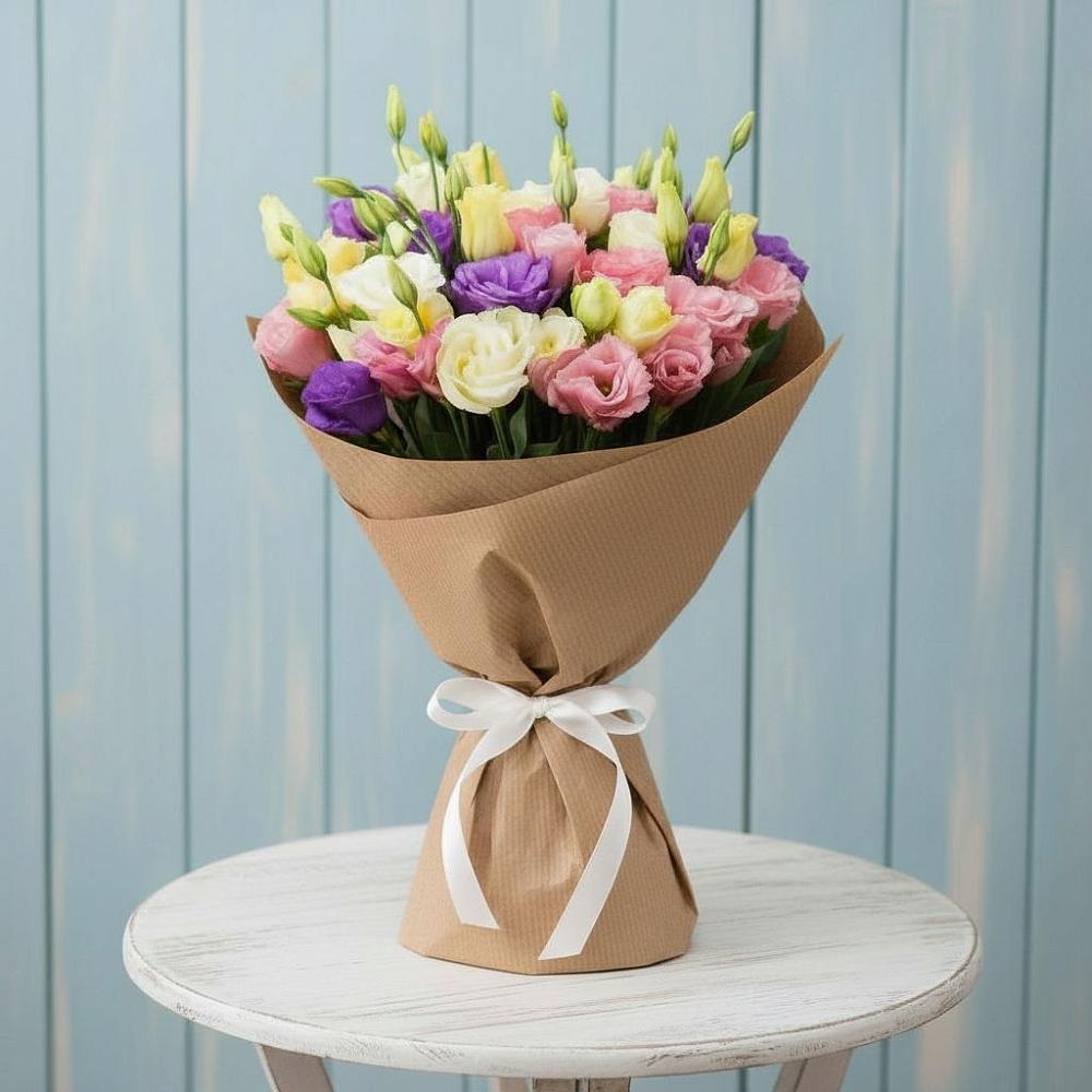 Букет цветов из: Лизиантусы в Талакан