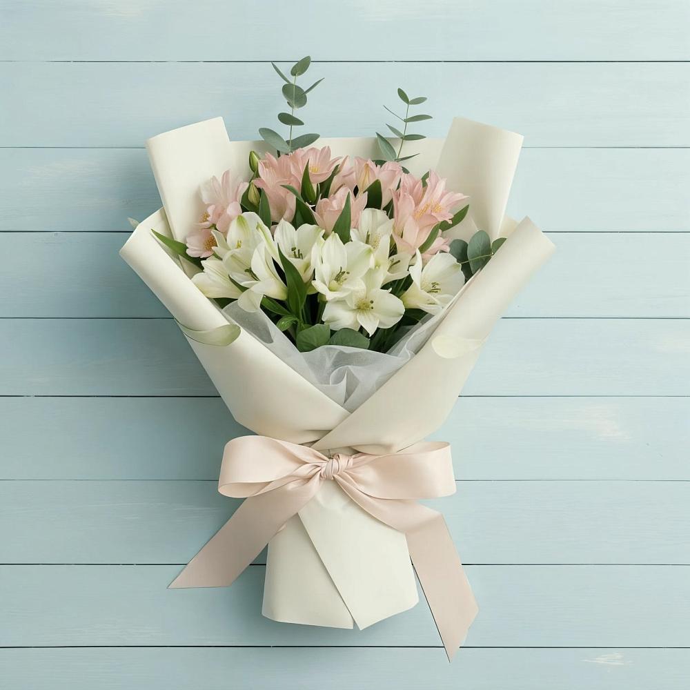 Букет цветов из: Альстромерии в Талакан