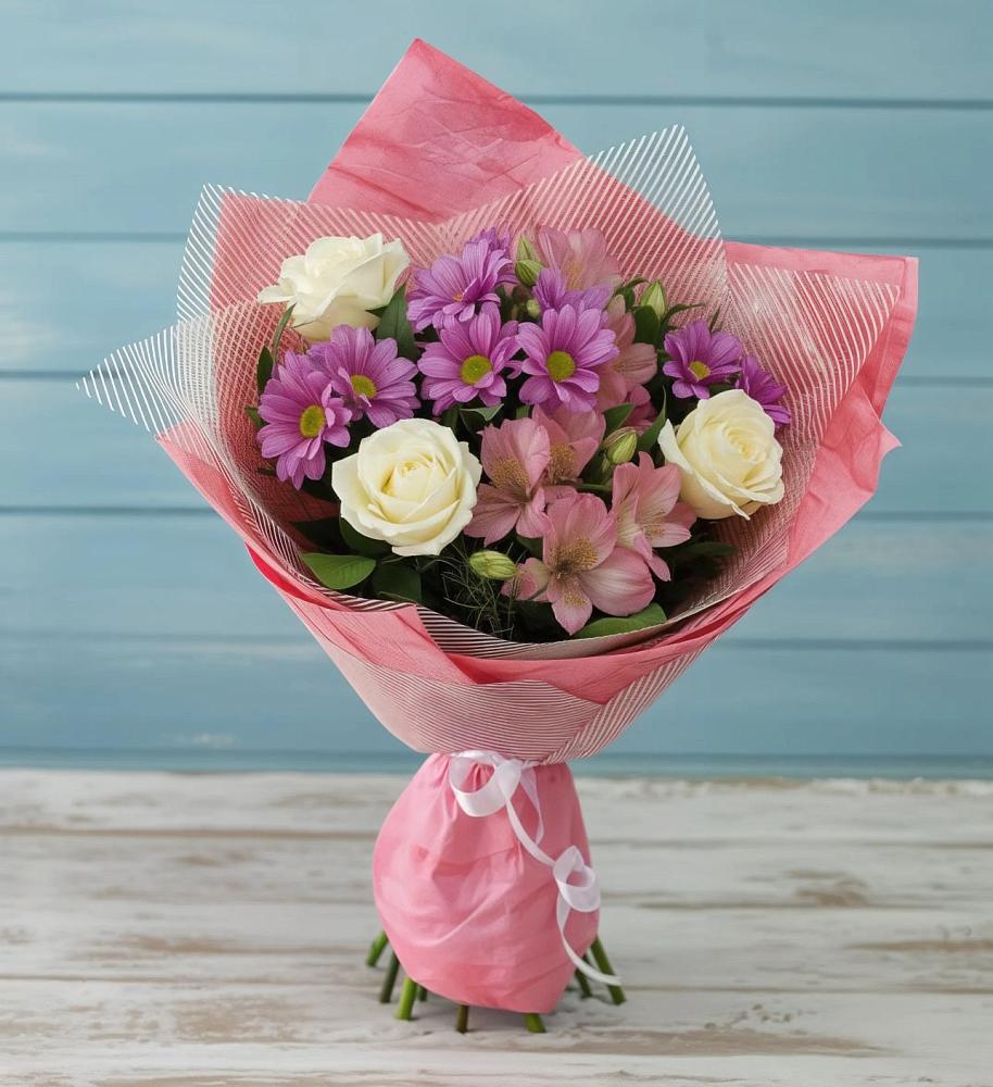 Букет цветов из: Герберы в Талакан